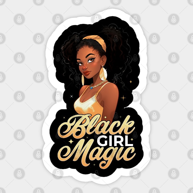 Black Girl Magic Sticker by UrbanLifeApparel